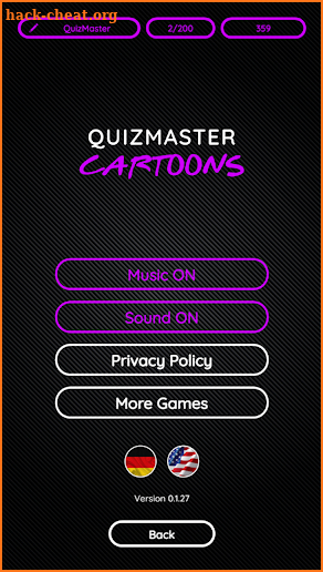 QuizMaster: Cartoons screenshot