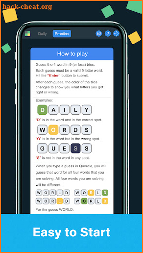 Quordle - Daily and Practice screenshot