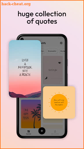 Quotes Creator App - Quotify screenshot