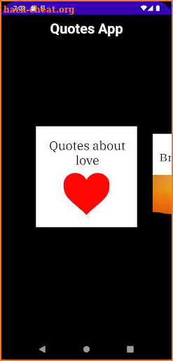 QuotesApp screenshot