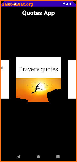 QuotesApp screenshot