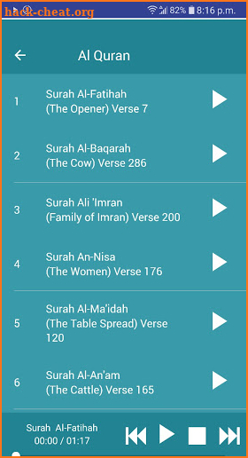 Quran and Hadith Audio Collection (QNS Academy) screenshot