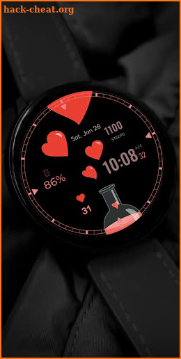 R-88 Valentine watch face screenshot