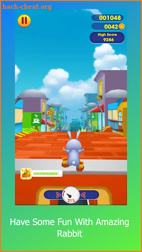 Rabbit Runner 3D - Endless Rabbit Run screenshot