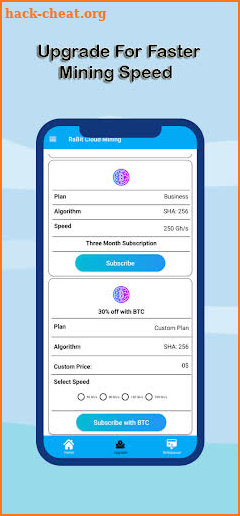 RaBit : Bitcoin Cloud Mining screenshot