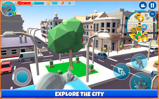 Raccoon Adventure: City Simulator 3D screenshot