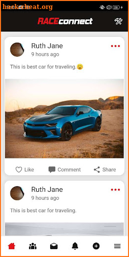 RACEconnect App screenshot