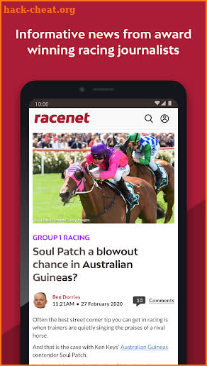 Racenet – Horse Racing Tips, Betting & Form Guide screenshot