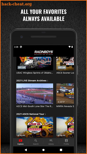 RacinBoys TV screenshot