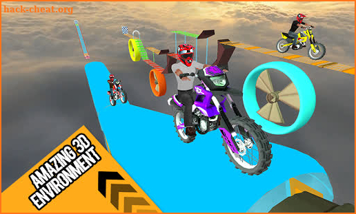 Racing Bike 3D Trial Bike Stunts Ramp Bike Jumping screenshot