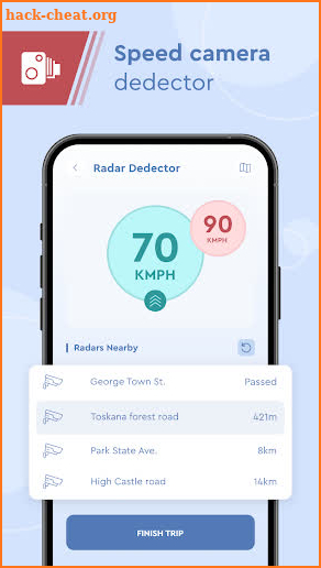 Radar, Speedometer, GPS, HUD screenshot