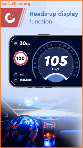 Radar, Speedometer, GPS, HUD screenshot