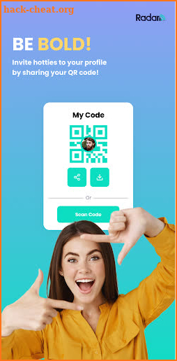 RadarQR: Dating Meets QR Code screenshot