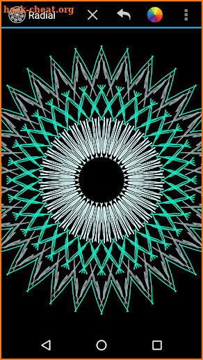 Radial screenshot