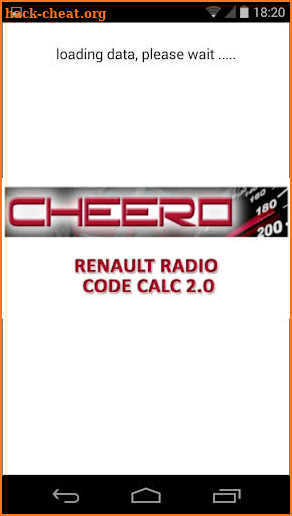 RADIO CODE CALC FOR RENAULT - NO LIMIT screenshot