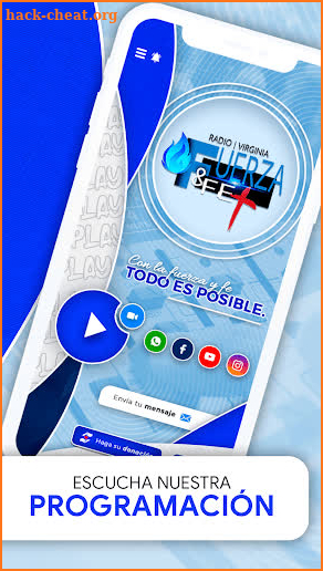 Radio Fuerza y Fe Virginia screenshot