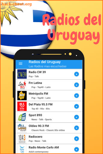 Radios del Uruguay FM AM Free screenshot