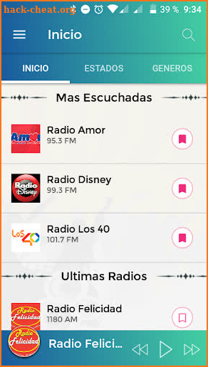 Radios Mexico - Radios FM, AM Online screenshot