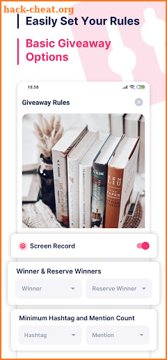 Rafi: Random Comment Giveaway Picker for Instagram screenshot