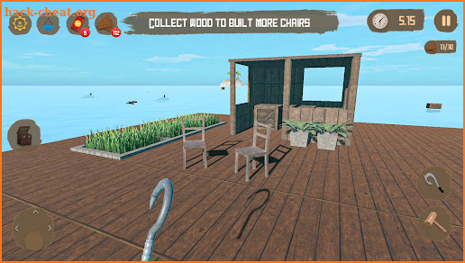 Raft Survival 3D Ocean Game screenshot