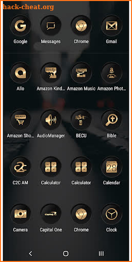 Raid Gold Black Icon Pack screenshot