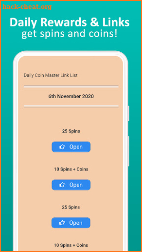 Raid Master Rewards and Links for Spins screenshot