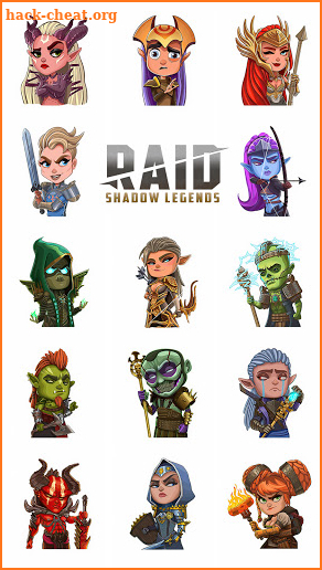 RAID: Shadow Legends WhatsApp Sticker Pack screenshot