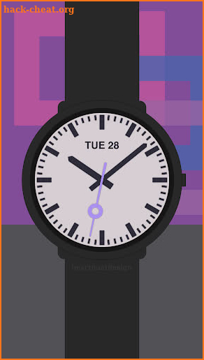 Railway Clock Watch Face screenshot