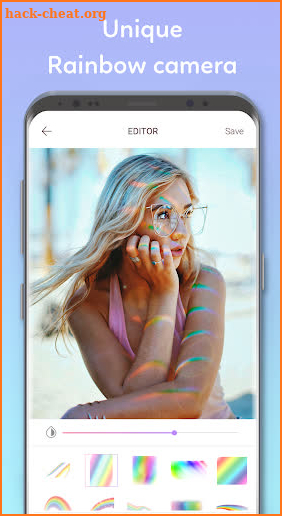 Rain bow -Light Leak Camera & Overlay Photo Editor screenshot