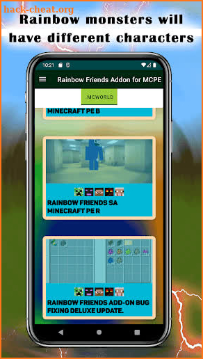 Rainbow Friends Addon for MCPE screenshot