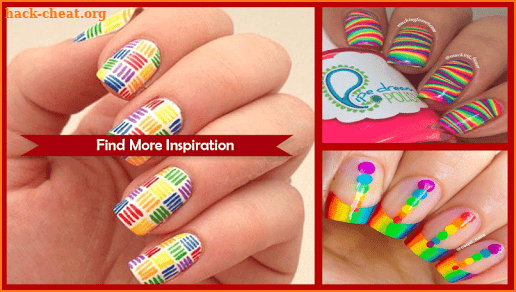 Rainbow Glitter Nail Polish Tutorial screenshot