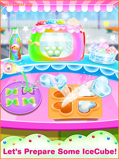 Rainbow Ice Slush Maker: Frozen Food Games screenshot