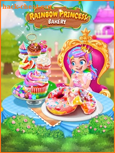 Rainbow Princess Bakery - Make Cupcake & Donut screenshot