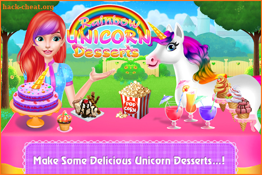 Rainbow Unicorn Desserts screenshot