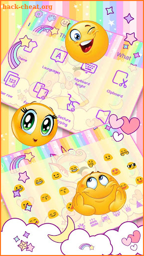 Rainbow Unicorn Keyboard screenshot