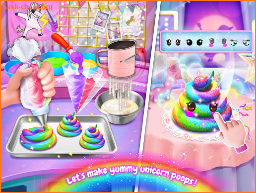 Rainbow Unicorn Poop: Desserts Food Maker screenshot