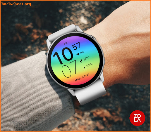 Rainbow Watch Face screenshot