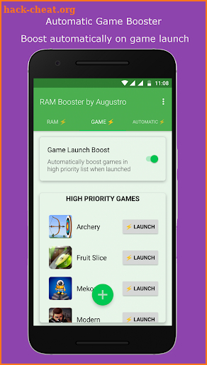 RAM & Game Booster by Augustro screenshot