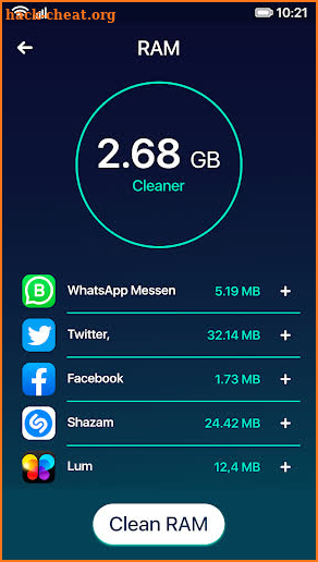 Ram Booster & Junk cleaner screenshot