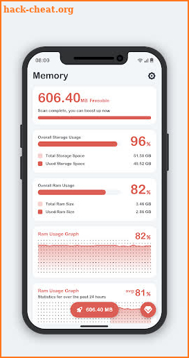 RAM Booster (Memory Cleaner) screenshot