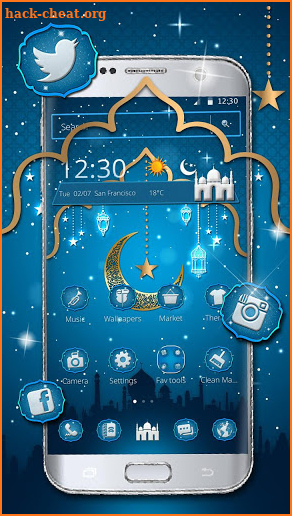 Ramadan kareem Mobile Theme screenshot