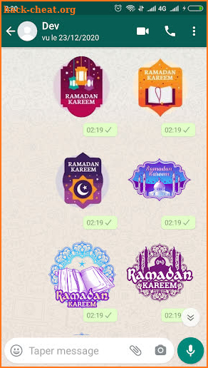 Ramadan karem stickers 2021 screenshot