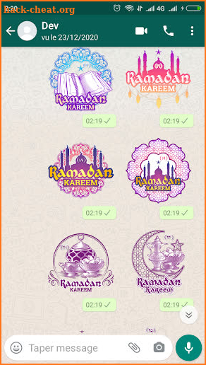 Ramadan karem stickers 2021 screenshot