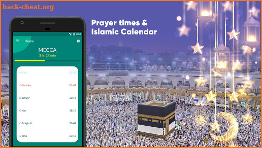 Ramadan Times: Muslim Prayers, Qibla, Azan, Dua screenshot