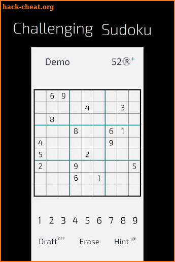 randoku - challenging sudoku screenshot