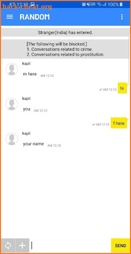 Random Talk, Stranger Chat screenshot