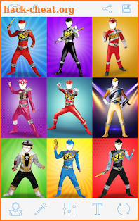 Rangers Costume Photo Montage screenshot