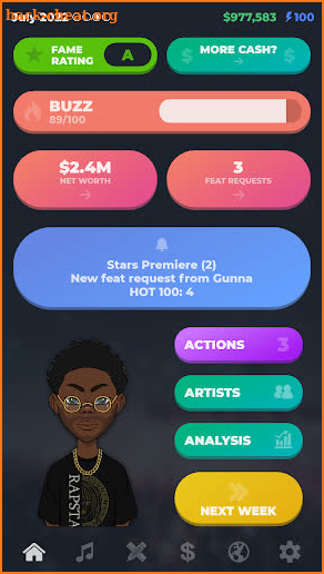 RAPSTAR - Rapper Simulator screenshot