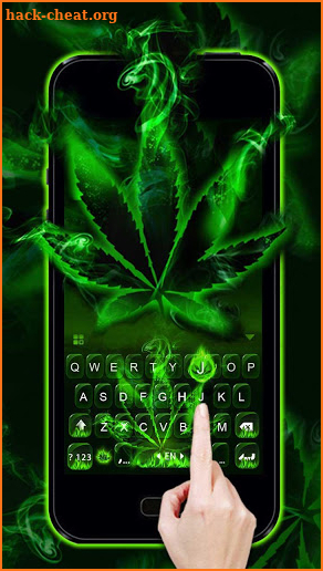 Rasta Weed Keyboard Theme screenshot