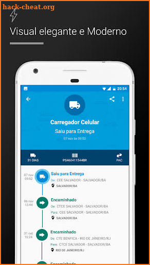 Rastreio Black (rastreamento correios) screenshot